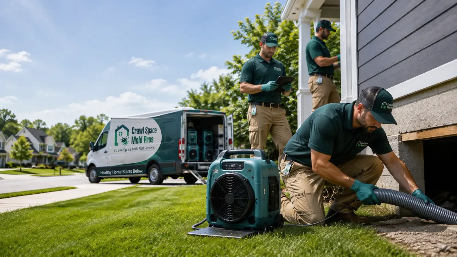 Crawl Space Mold Removal in Colton, CA